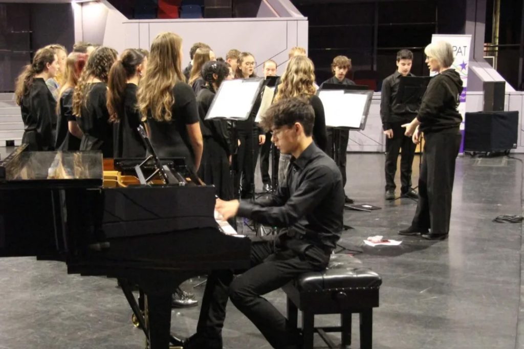 Noah with NMPAT Choir